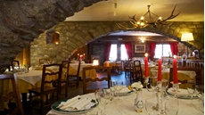 Sala ristorante Hotel Dolonne Courmayeur